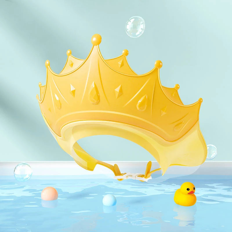 Adjustable Silicone Baby Shower Cap