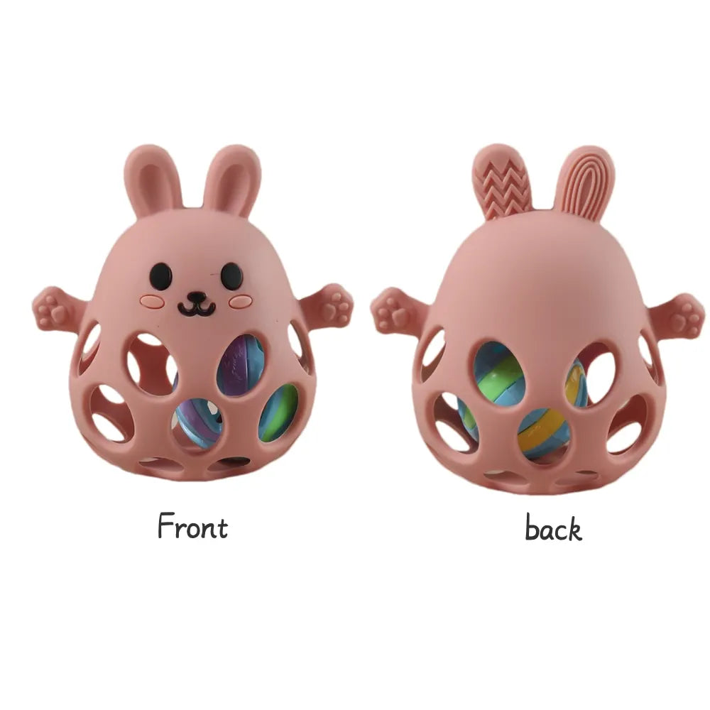 Personalised Bunny Silicone Teether