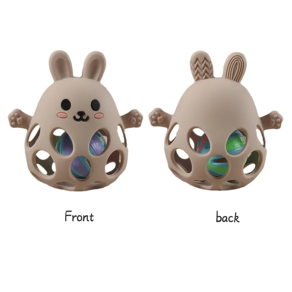 Personalised Bunny Silicone Teether