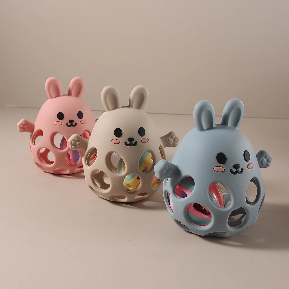 Personalised Bunny Silicone Teether