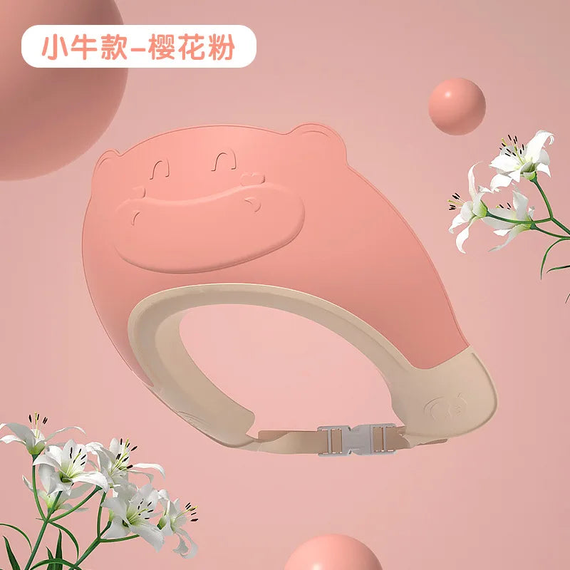 Adjustable Silicone Baby Shower Cap