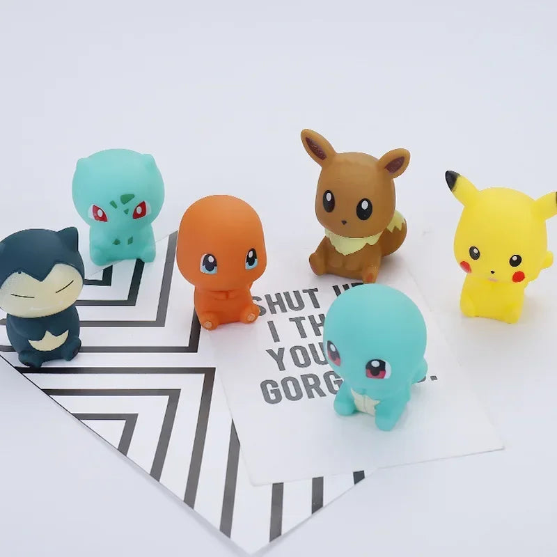 Cartoon Bath Squirt Toys (Set of 6)