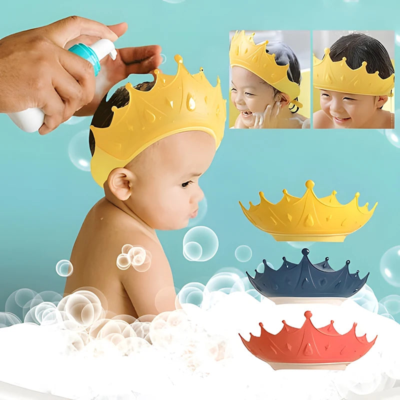 Adjustable Silicone Baby Shower Cap